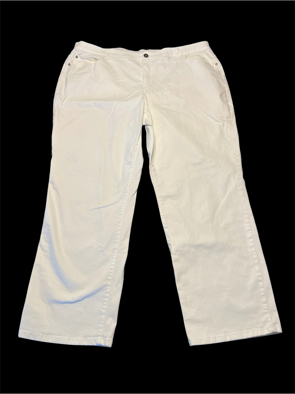 CJ Banks white jeans size 24W
